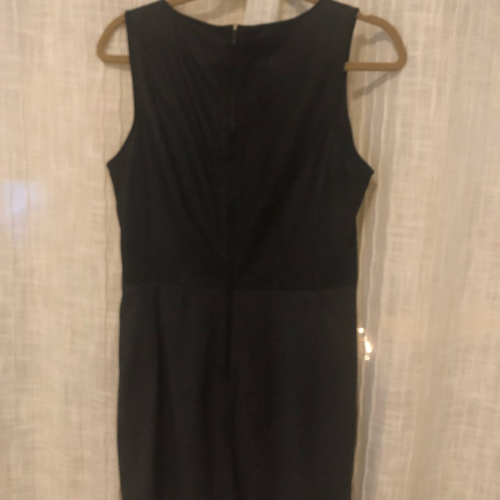 Theory Shift Dress Leather top size 10